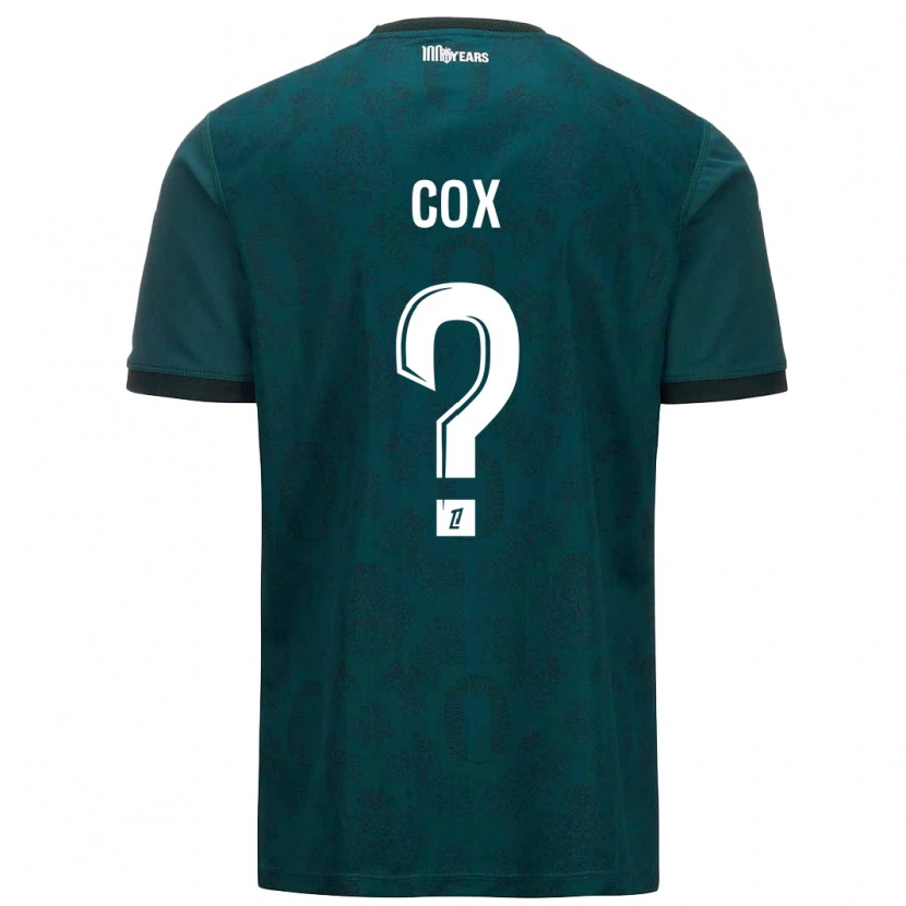 Danxen Mænd Matthew Cox #0 Mørkegrøn Udebane Spillertrøjer 2024/25 Trøje T-Shirt