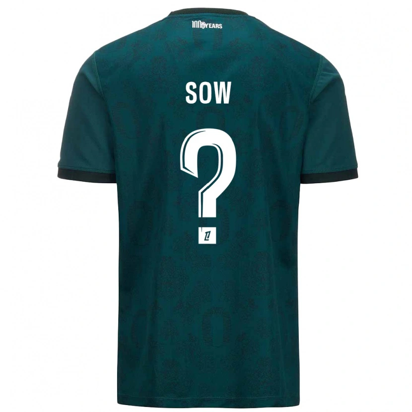 Danxen Mænd Abdoulaye Sow #0 Mørkegrøn Udebane Spillertrøjer 2024/25 Trøje T-Shirt