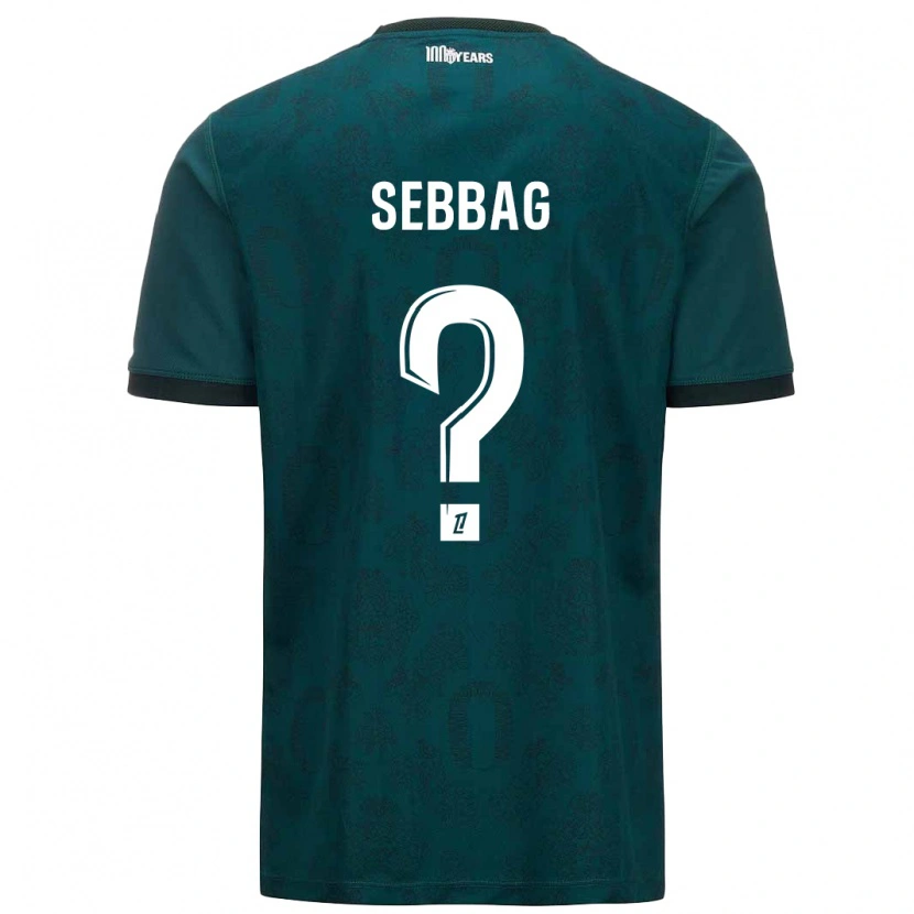 Danxen Mænd Ilan Sebbag #0 Mørkegrøn Udebane Spillertrøjer 2024/25 Trøje T-Shirt