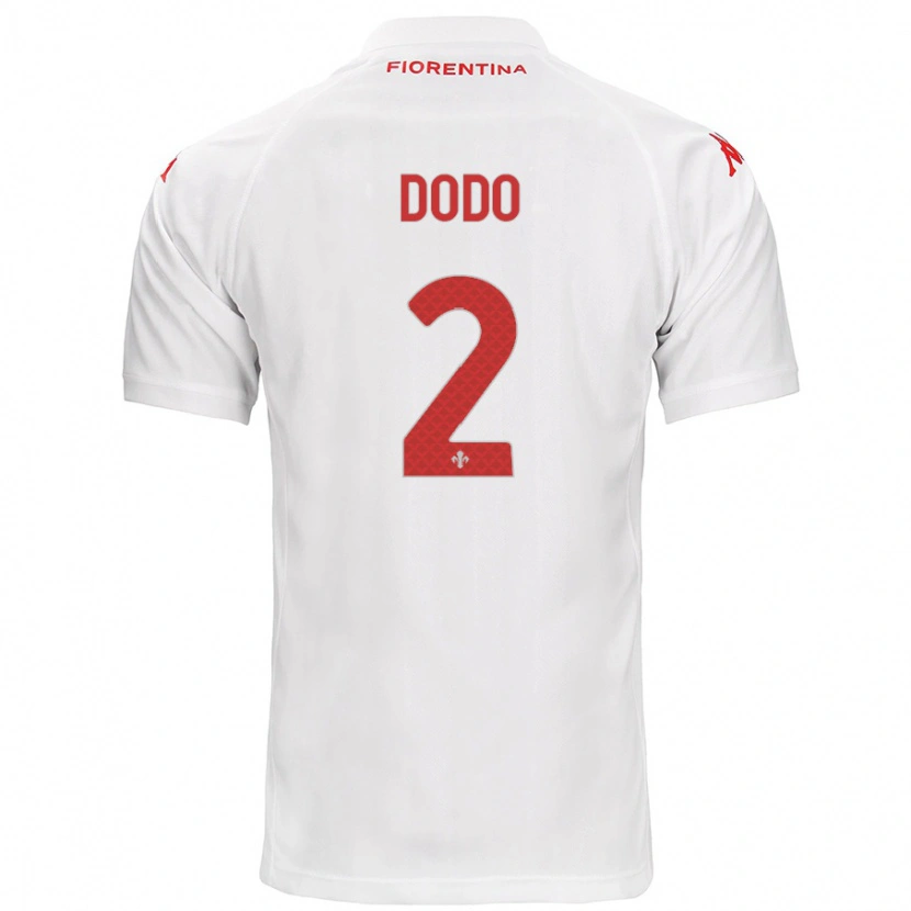 Danxen Mænd Dodô #2 Hvid Udebane Spillertrøjer 2024/25 Trøje T-Shirt