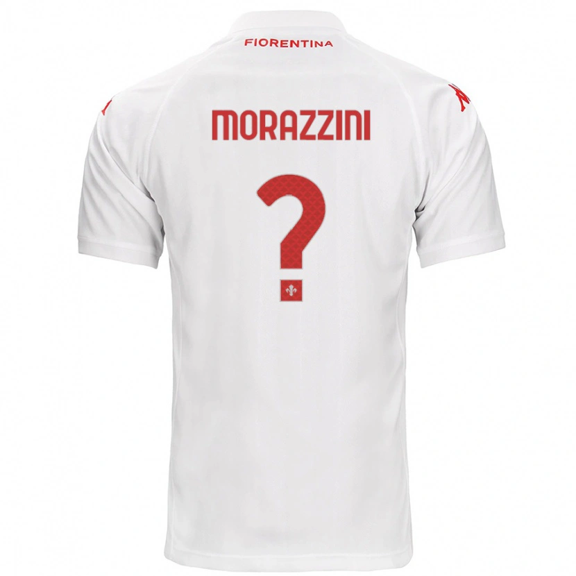 Danxen Mænd Luigi Morazzini #0 Hvid Udebane Spillertrøjer 2024/25 Trøje T-Shirt