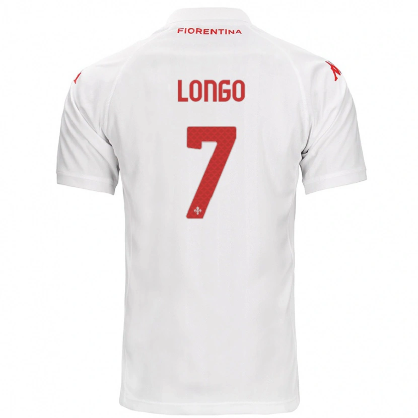 Danxen Mænd Miriam Longo #7 Hvid Udebane Spillertrøjer 2024/25 Trøje T-Shirt