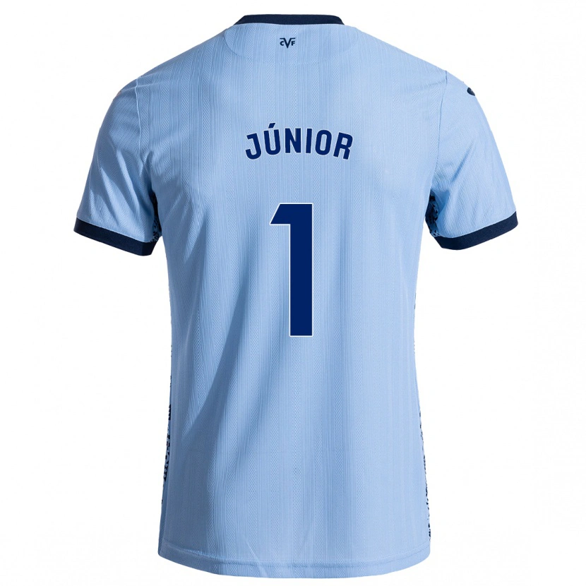 Danxen Mænd Luiz Júnior #1 Himmelblå Udebane Spillertrøjer 2024/25 Trøje T-Shirt
