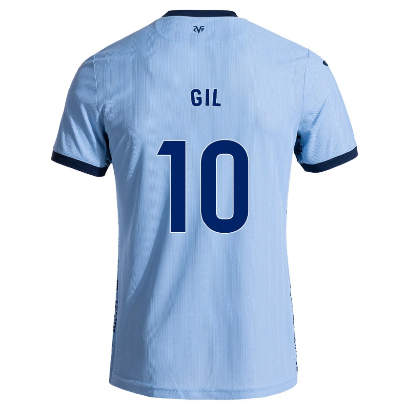 Danxen Mænd Markel Gil #10 Himmelblå Udebane Spillertrøjer 2024/25 Trøje T-Shirt
