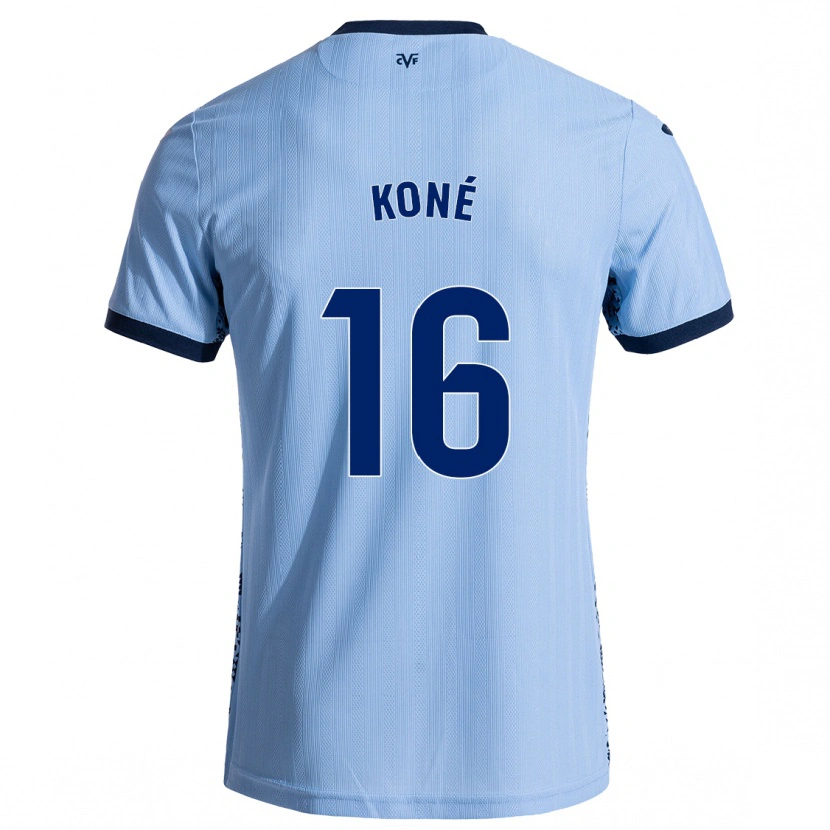 Danxen Mænd Ayouba Koné #16 Himmelblå Udebane Spillertrøjer 2024/25 Trøje T-Shirt