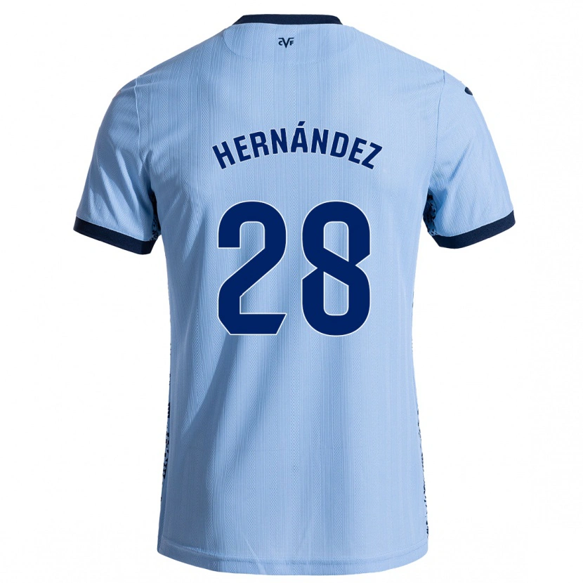 Danxen Mænd Gerard Hernández #28 Himmelblå Udebane Spillertrøjer 2024/25 Trøje T-Shirt