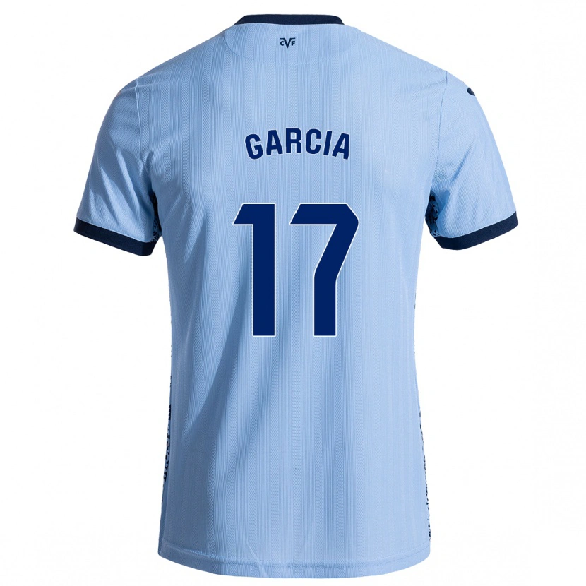 Danxen Mænd Rocío García #17 Himmelblå Udebane Spillertrøjer 2024/25 Trøje T-Shirt