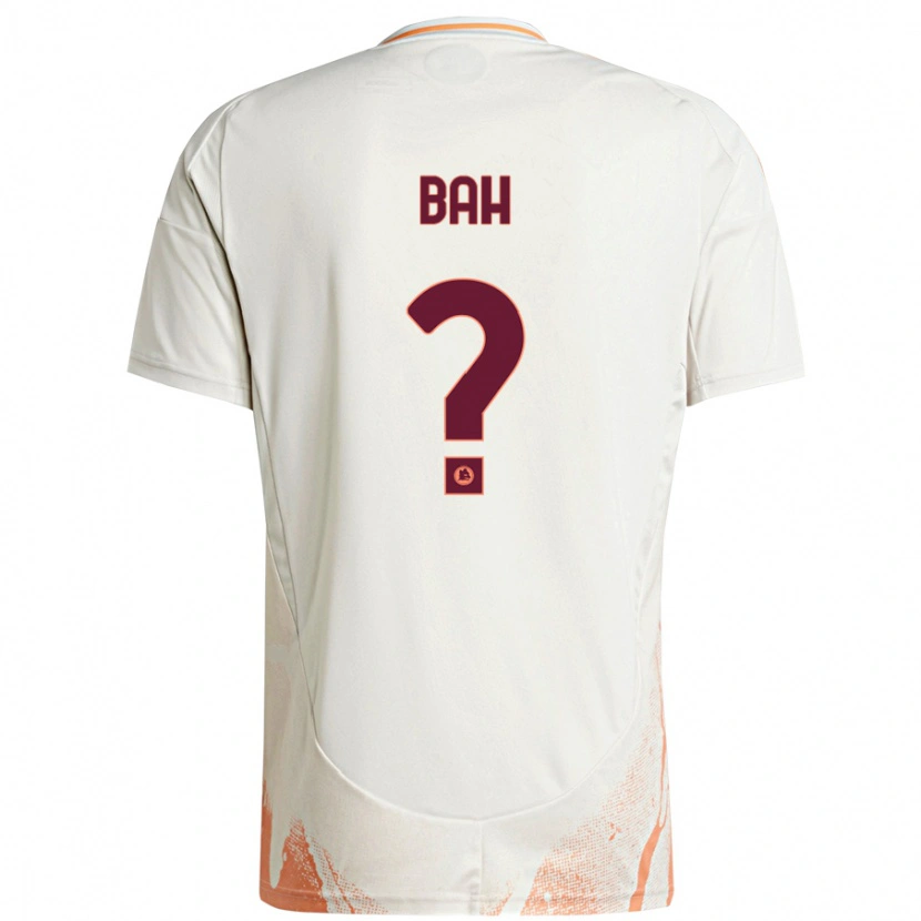 Danxen Mænd Muhammed Bah #0 Creme Hvid Orange Udebane Spillertrøjer 2024/25 Trøje T-Shirt