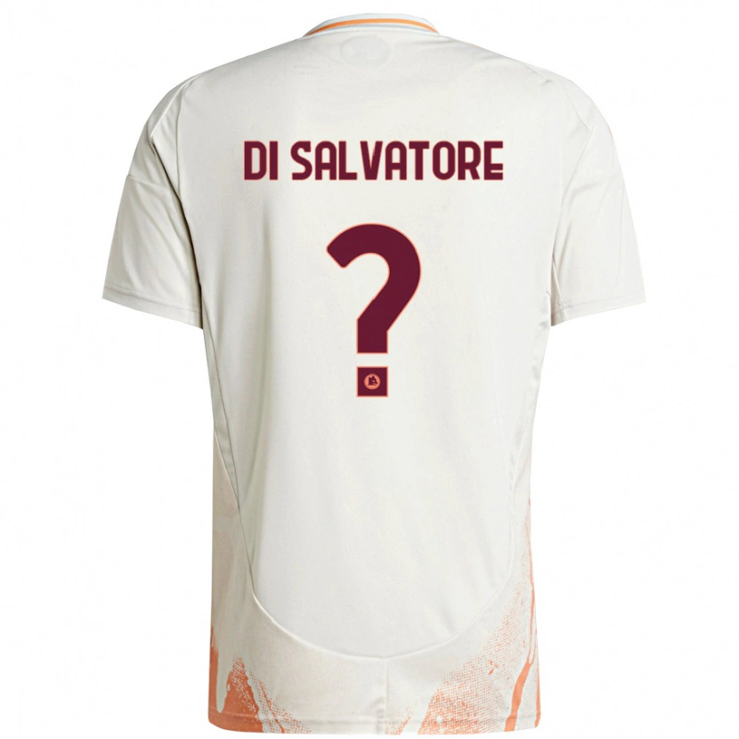 Danxen Mænd Diego Di Salvatore #0 Creme Hvid Orange Udebane Spillertrøjer 2024/25 Trøje T-Shirt