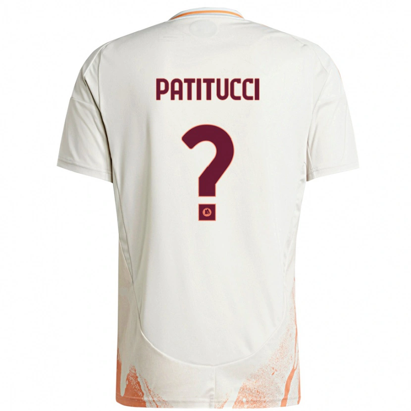 Danxen Mænd Christian Patitucci #0 Creme Hvid Orange Udebane Spillertrøjer 2024/25 Trøje T-Shirt
