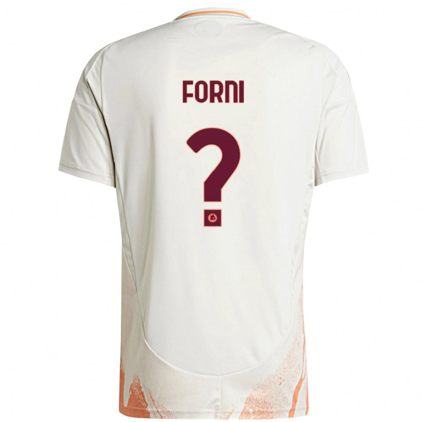 Danxen Mænd Matteo Forni #0 Creme Hvid Orange Udebane Spillertrøjer 2024/25 Trøje T-Shirt