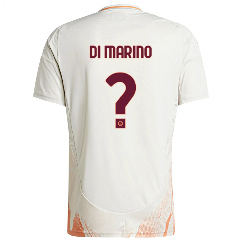 Danxen Mænd Baldo Di Marino #0 Creme Hvid Orange Udebane Spillertrøjer 2024/25 Trøje T-Shirt