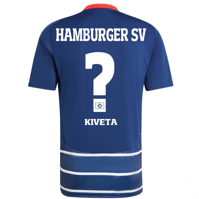 Danxen Mænd Glory Kiveta #0 Mørkeblå Udebane Spillertrøjer 2024/25 Trøje T-Shirt