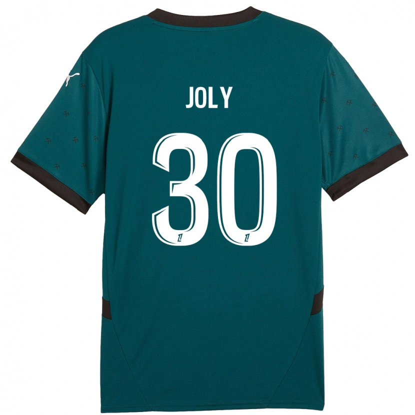 Danxen Mænd Blandine Joly #30 Mørkegrøn Udebane Spillertrøjer 2024/25 Trøje T-Shirt
