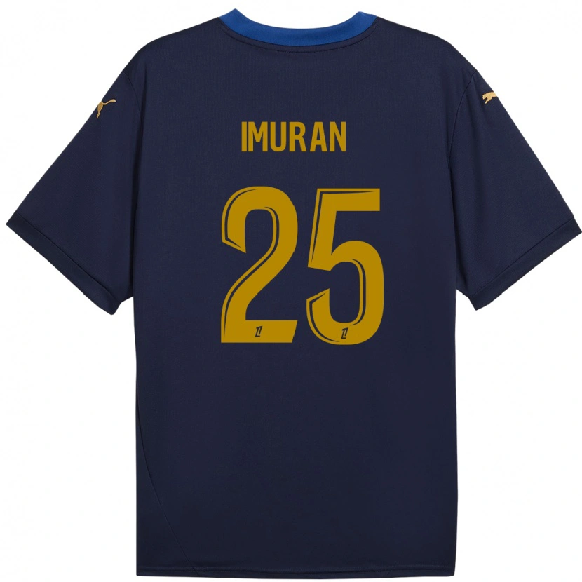 Danxen Mænd Rofiat Imuran #25 Marine Guld Udebane Spillertrøjer 2024/25 Trøje T-Shirt