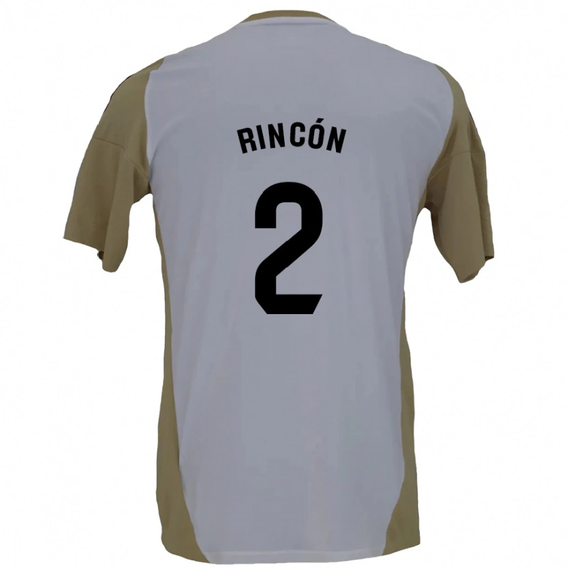 Danxen Mænd Hugo Rincón #2 Brun Hvid Udebane Spillertrøjer 2024/25 Trøje T-Shirt
