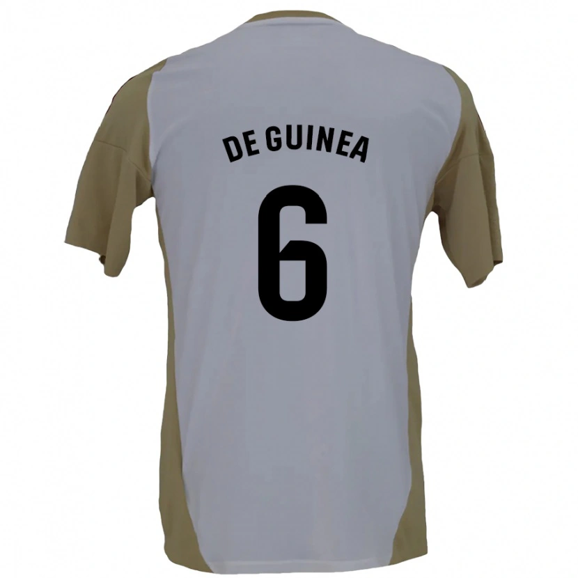 Danxen Mænd Asier Ortiz De Guinea #6 Brun Hvid Udebane Spillertrøjer 2024/25 Trøje T-Shirt