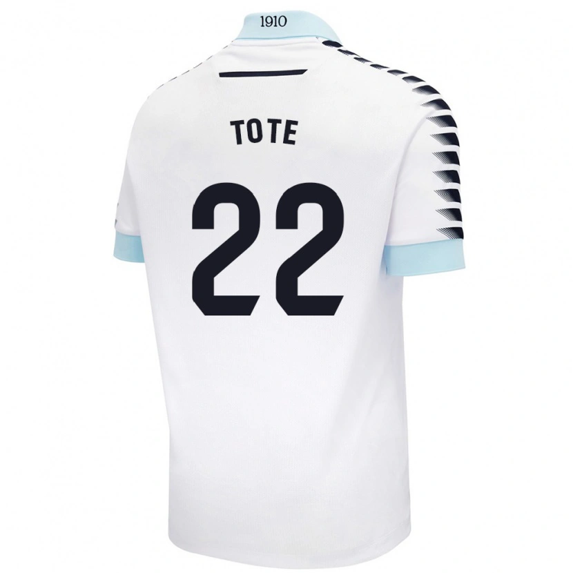 Danxen Mænd Tote #22 Hvid Blå Udebane Spillertrøjer 2024/25 Trøje T-Shirt