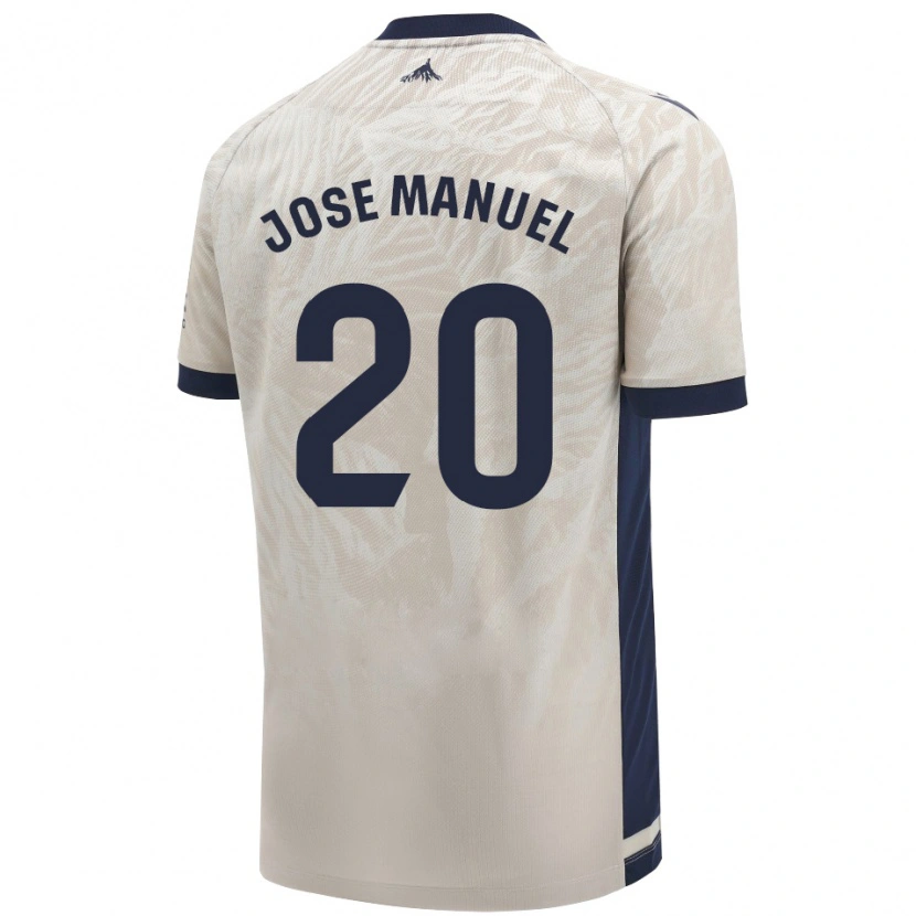 Danxen Mænd José Manuel Arnáiz #20 Lysegrå Udebane Spillertrøjer 2024/25 Trøje T-Shirt