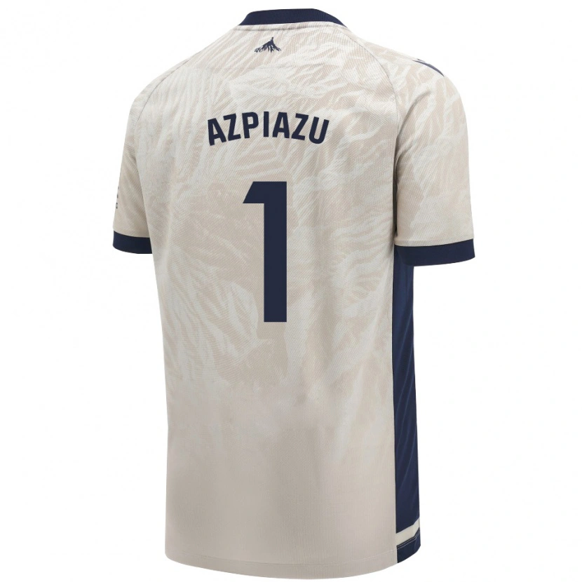 Danxen Mænd Nahia Azpiazu Moreno #1 Lysegrå Udebane Spillertrøjer 2024/25 Trøje T-Shirt