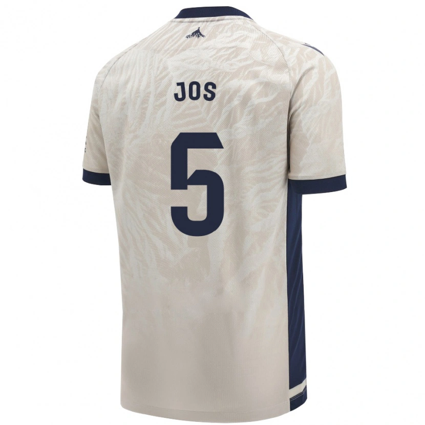 Danxen Mænd Josune Urdaniz Maurin #5 Lysegrå Udebane Spillertrøjer 2024/25 Trøje T-Shirt
