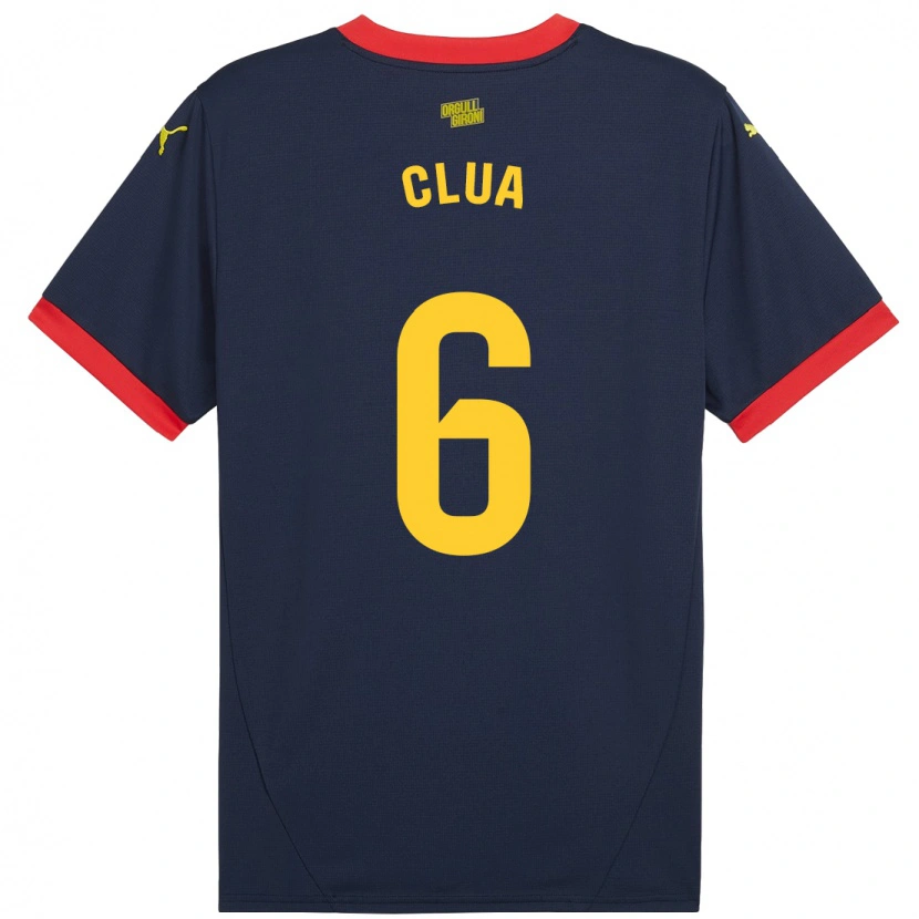 Danxen Mænd Silvi Clua #6 Marine Rød Udebane Spillertrøjer 2024/25 Trøje T-Shirt
