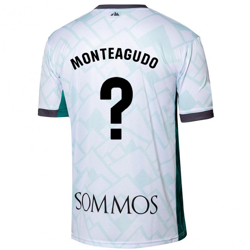 Danxen Mænd Miguel Monteagudo #0 Hvid Grøn Udebane Spillertrøjer 2024/25 Trøje T-Shirt
