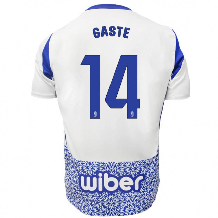 Danxen Mænd Gaste #14 Hvid Blå Udebane Spillertrøjer 2024/25 Trøje T-Shirt
