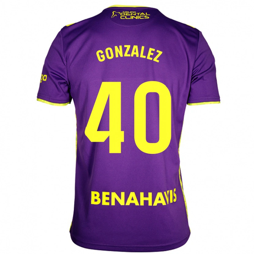 Danxen Mænd Carol González #40 Lilla Gul Udebane Spillertrøjer 2024/25 Trøje T-Shirt