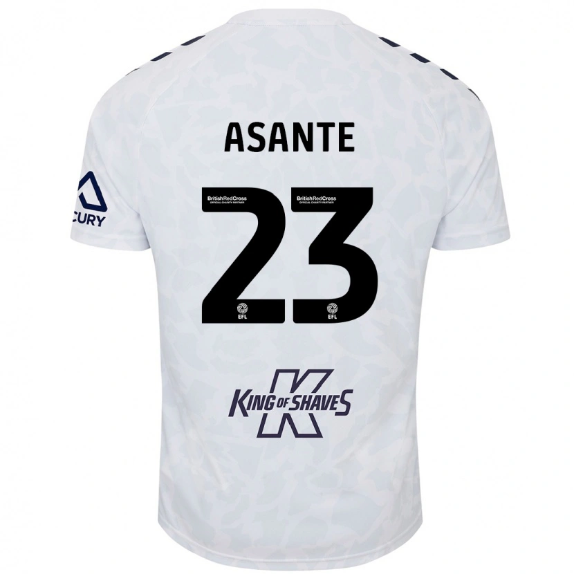 Danxen Mænd Brandon Thomas-Asante #23 Hvid Udebane Spillertrøjer 2024/25 Trøje T-Shirt