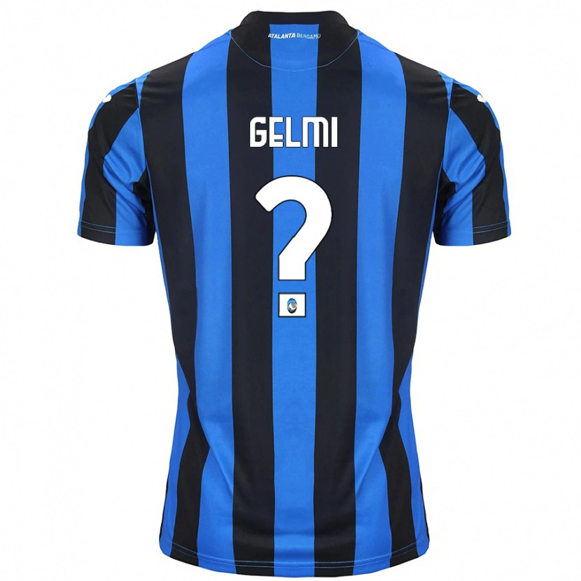 Danxen Kvinder Ludovico Gelmi #0 Blå Sort Hjemmebane Spillertrøjer 2024/25 Trøje T-Shirt