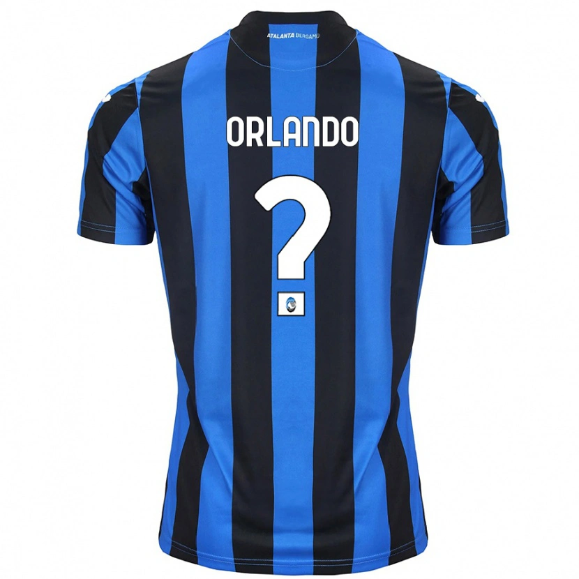 Danxen Kvinder Daniele Orlando #0 Blå Sort Hjemmebane Spillertrøjer 2024/25 Trøje T-Shirt