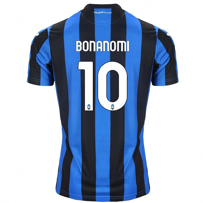 Danxen Kvinder Andrea Bonanomi #10 Blå Sort Hjemmebane Spillertrøjer 2024/25 Trøje T-Shirt