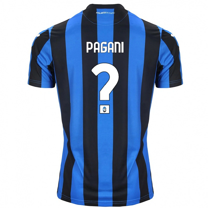 Danxen Kvinder Federico Pagani #0 Blå Sort Hjemmebane Spillertrøjer 2024/25 Trøje T-Shirt