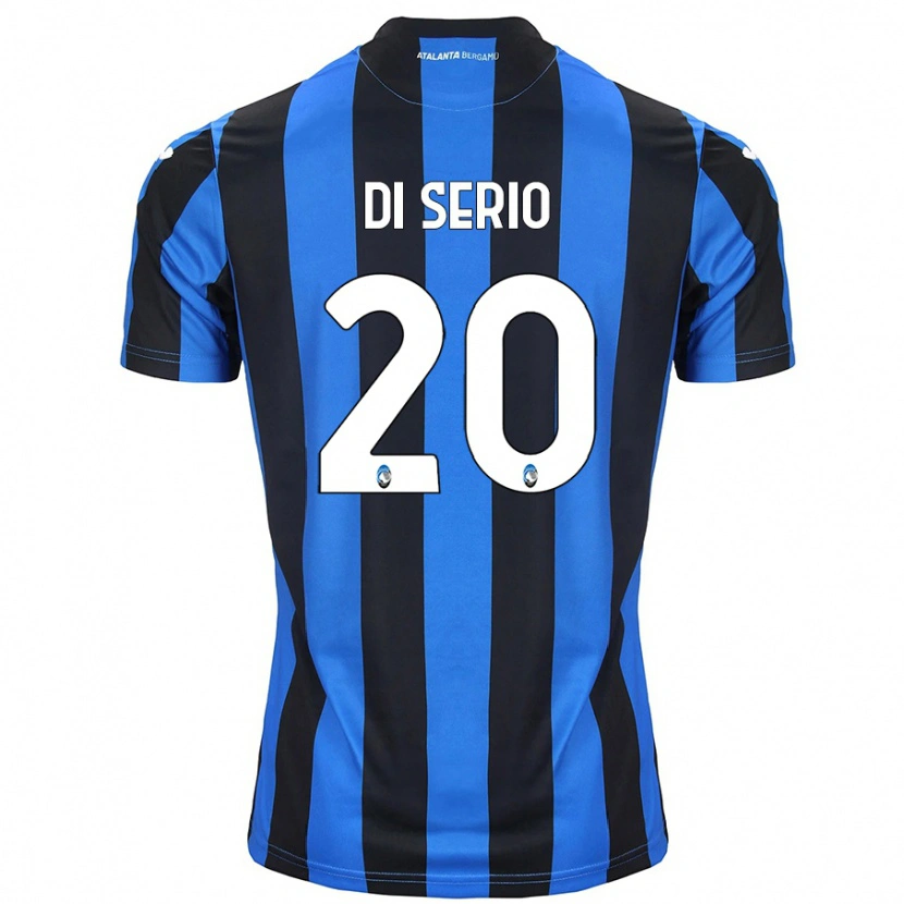 Danxen Kvinder Giuseppe Di Serio #20 Blå Sort Hjemmebane Spillertrøjer 2024/25 Trøje T-Shirt