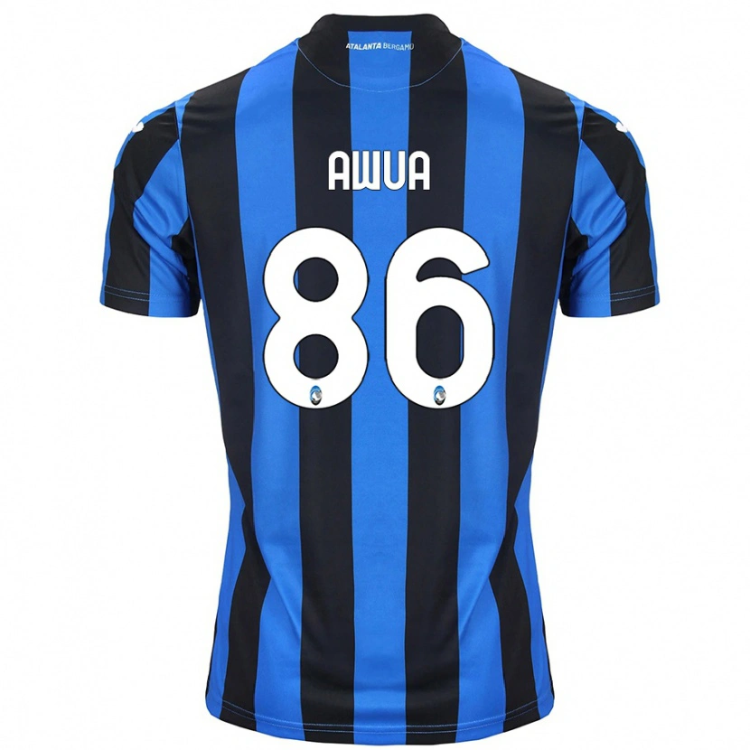Danxen Kvinder Theophilus Awua #86 Blå Sort Hjemmebane Spillertrøjer 2024/25 Trøje T-Shirt