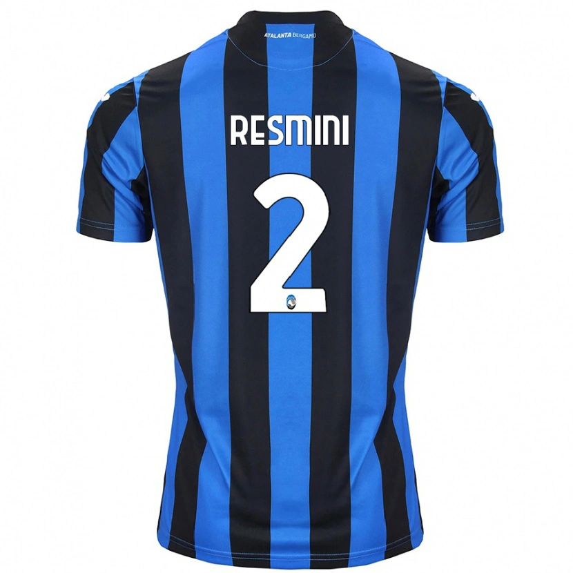 Danxen Kvinder Martina Resmini #2 Blå Sort Hjemmebane Spillertrøjer 2024/25 Trøje T-Shirt