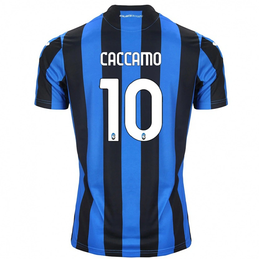 Danxen Kvinder Patrizia Caccamo #10 Blå Sort Hjemmebane Spillertrøjer 2024/25 Trøje T-Shirt