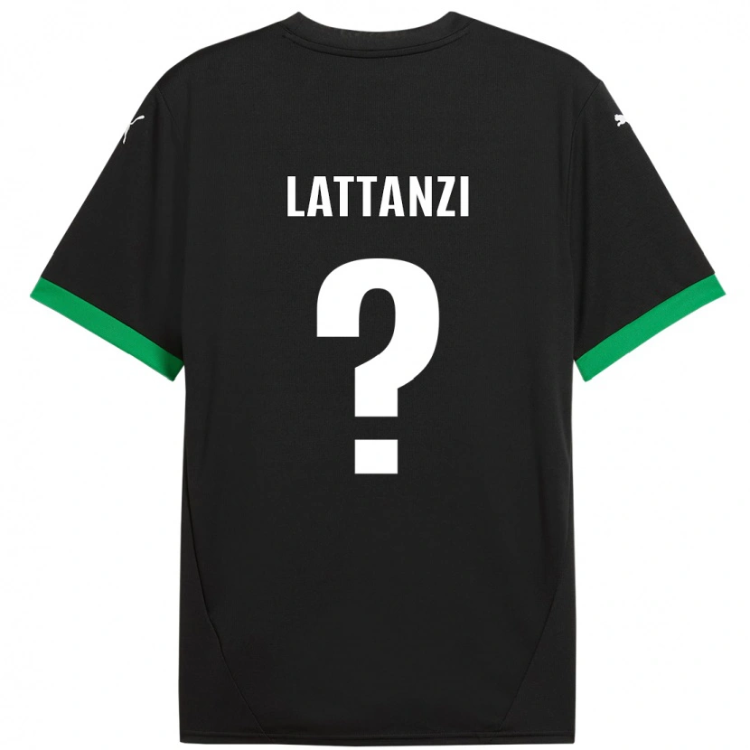 Danxen Kvinder Luca Lattanzi #0 Sort Mørkegrøn Hjemmebane Spillertrøjer 2024/25 Trøje T-Shirt