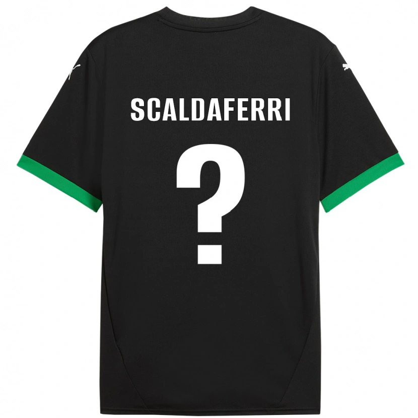 Danxen Kvinder Andrea Scaldaferri #0 Sort Mørkegrøn Hjemmebane Spillertrøjer 2024/25 Trøje T-Shirt