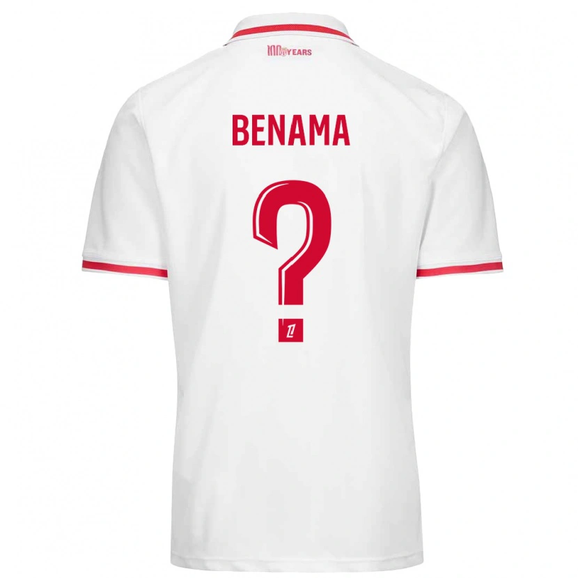 Danxen Kvinder Mayssam Benama #0 Hvid Rød Hjemmebane Spillertrøjer 2024/25 Trøje T-Shirt