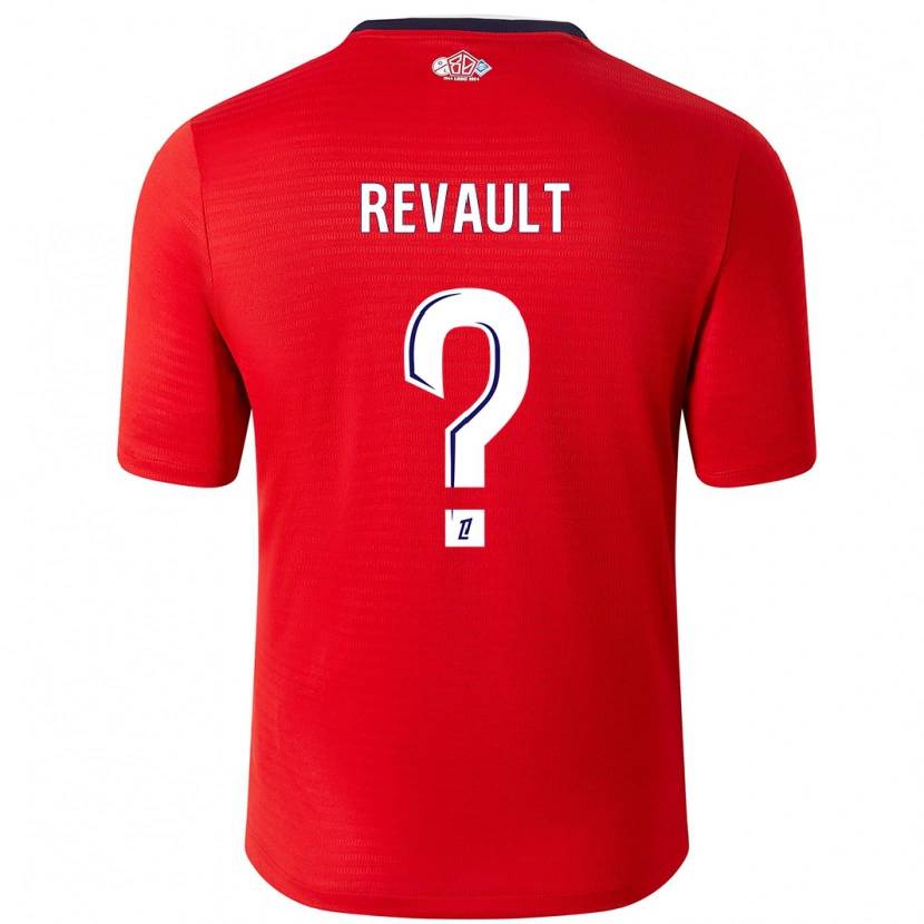 Danxen Kvinder Joris Revault #0 Rød Hvid Hjemmebane Spillertrøjer 2024/25 Trøje T-Shirt