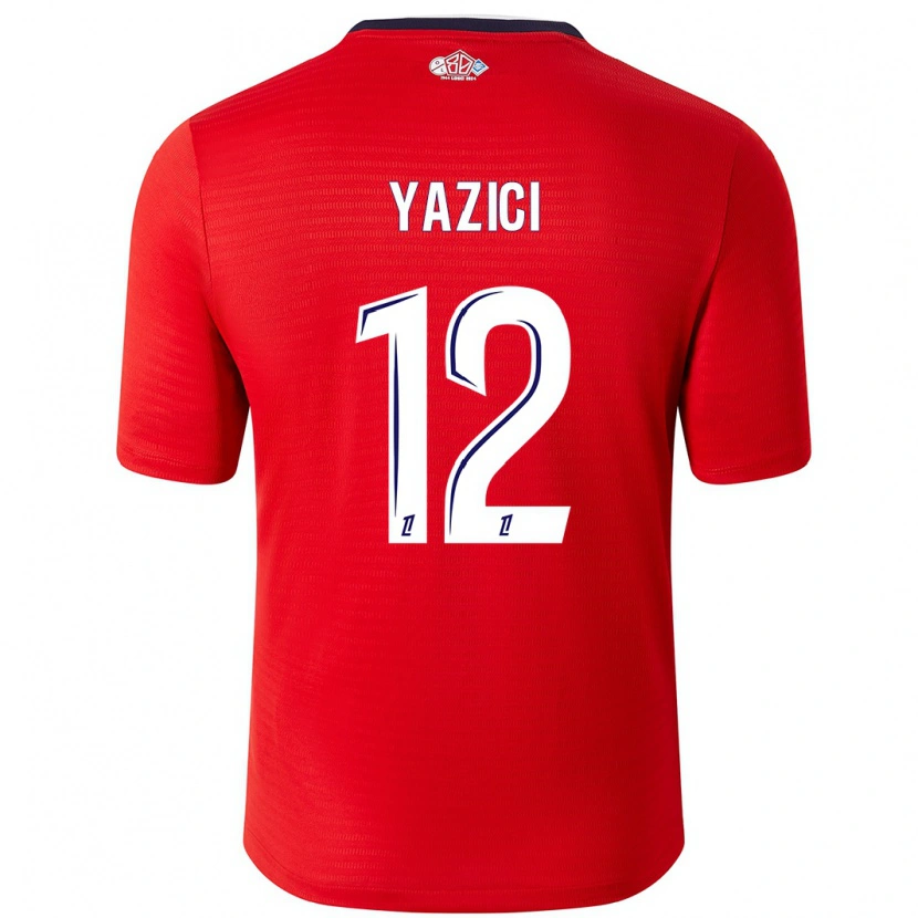 Danxen Kvinder Yusuf Yazici #12 Rød Hvid Hjemmebane Spillertrøjer 2024/25 Trøje T-Shirt