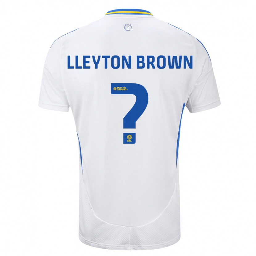 Danxen Kvinder Lleyton Brown #0 Hvid Blå Hjemmebane Spillertrøjer 2024/25 Trøje T-Shirt