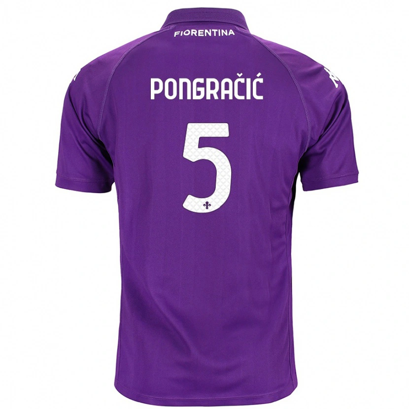 Danxen Kvinder Marin Pongračić #5 Lilla Hjemmebane Spillertrøjer 2024/25 Trøje T-Shirt