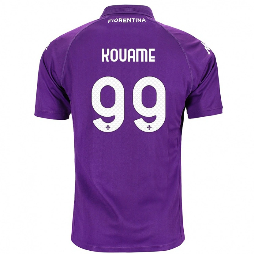 Danxen Kvinder Christian Kouamé #99 Lilla Hjemmebane Spillertrøjer 2024/25 Trøje T-Shirt