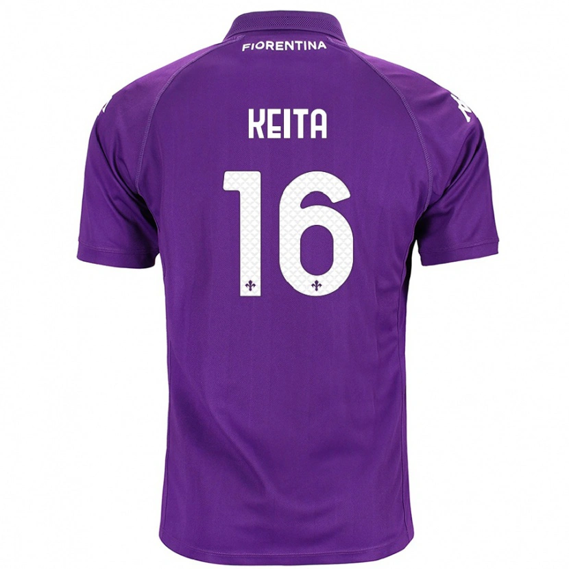 Danxen Kvinder Bala Keita #16 Lilla Hjemmebane Spillertrøjer 2024/25 Trøje T-Shirt