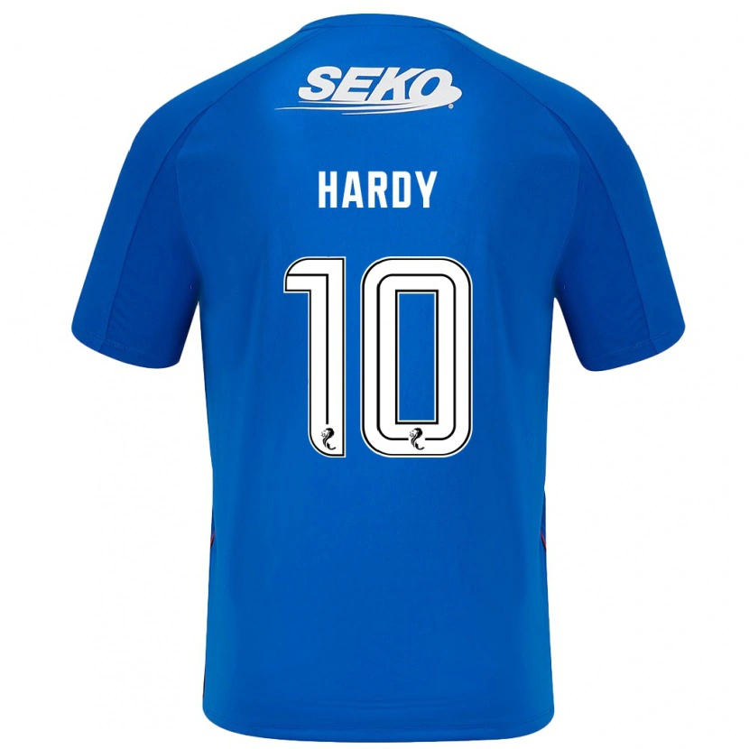 Danxen Kvinder Rio Hardy #10 Mørkeblå Hjemmebane Spillertrøjer 2024/25 Trøje T-Shirt