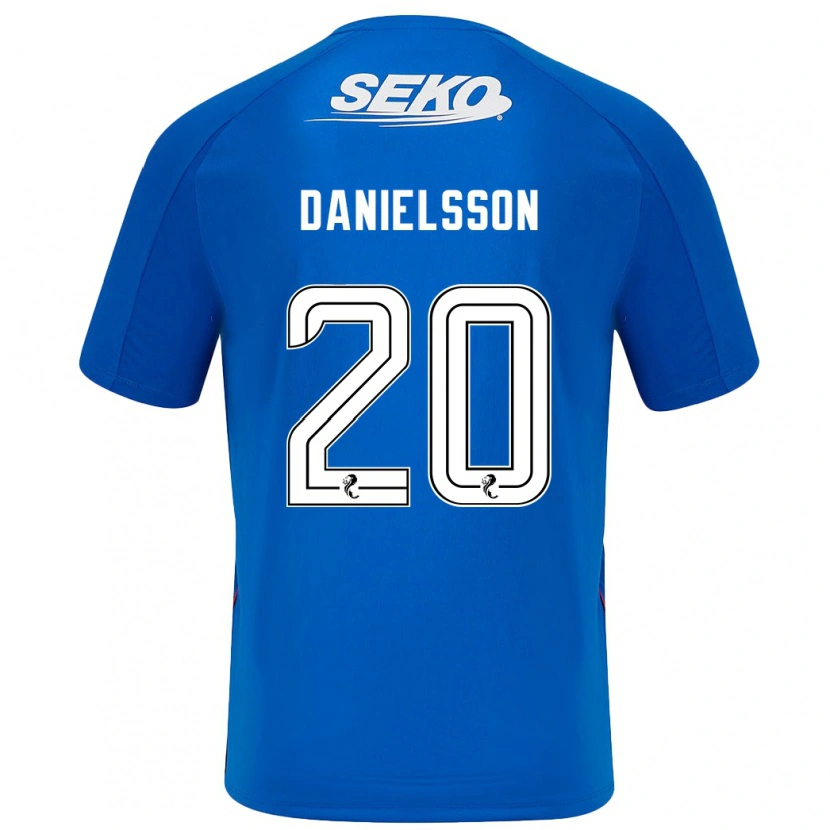 Danxen Kvinder Jenny Julia Danielsson #20 Mørkeblå Hjemmebane Spillertrøjer 2024/25 Trøje T-Shirt