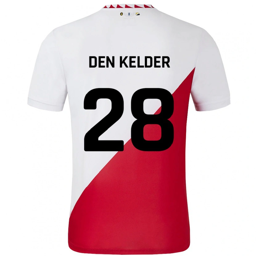 Danxen Kvinder Gera Op Den Kelder #28 Hvid Rød Hjemmebane Spillertrøjer 2024/25 Trøje T-Shirt